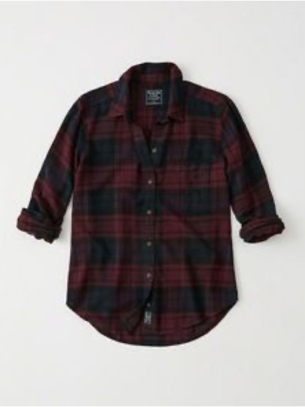 Abercrombie & Fitch Plaid Soft A&F Flannel Shirt